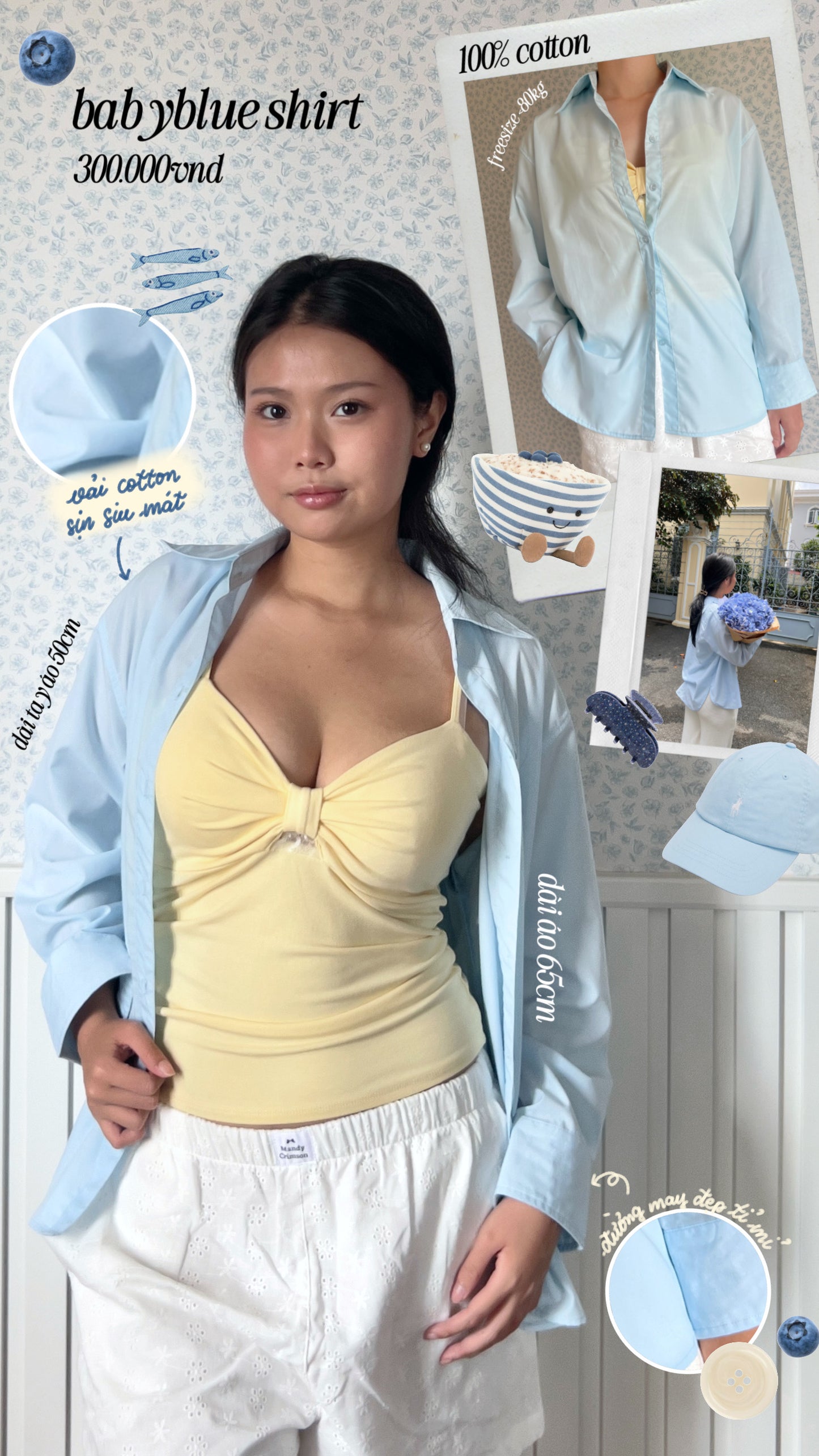 Babyblue shirt
