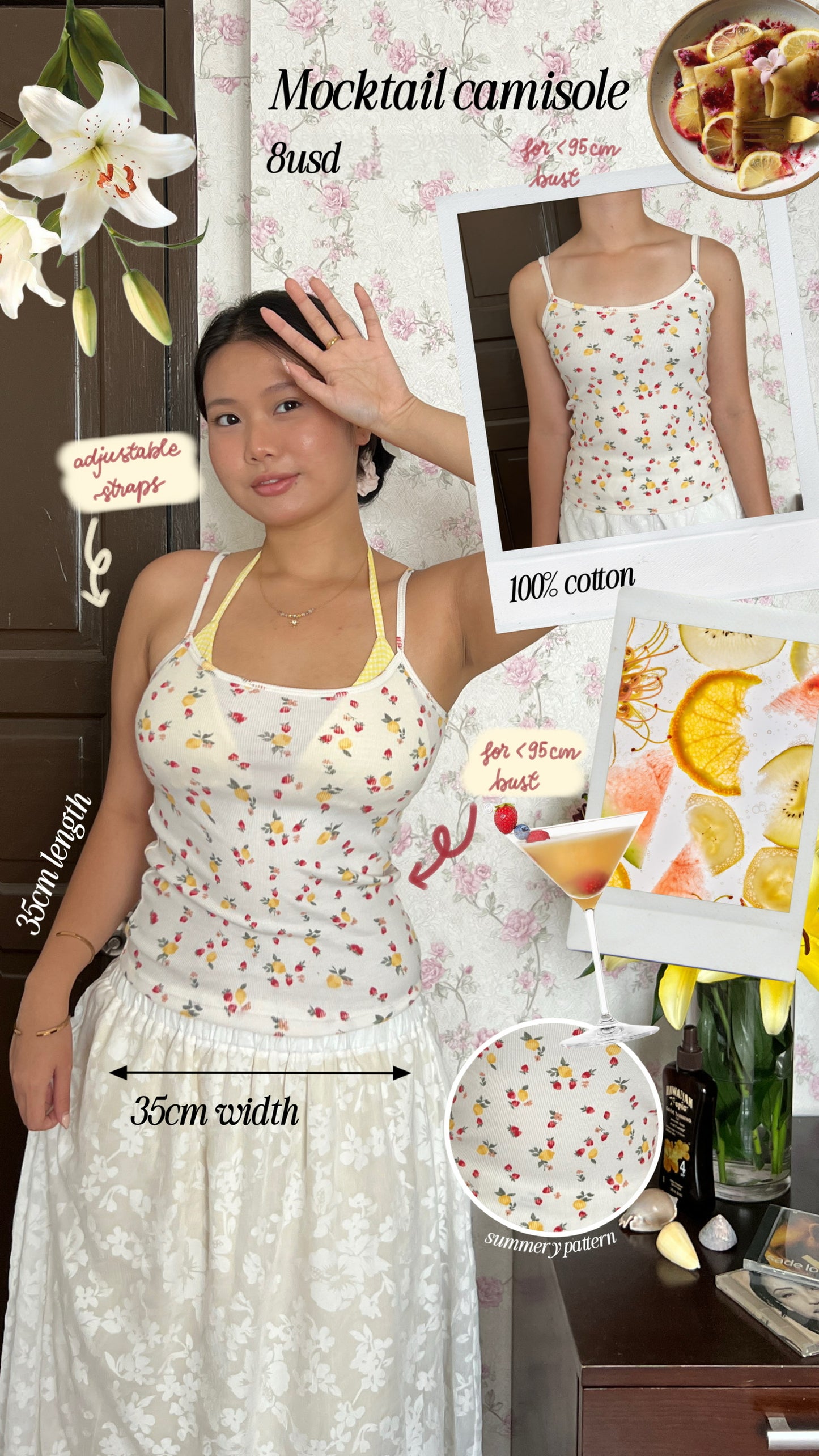 Mocktail camisole