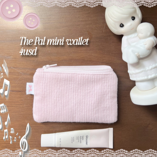 the Pal mini wallet (pink)