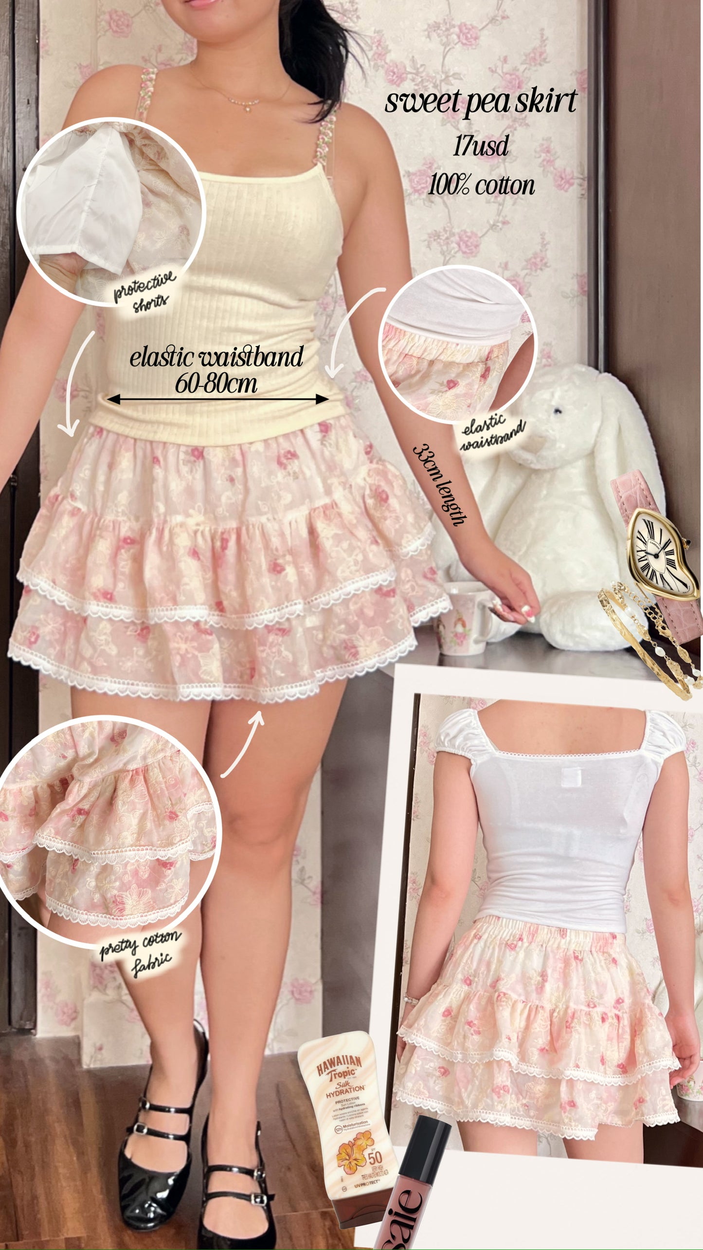 Sweet pea skirt