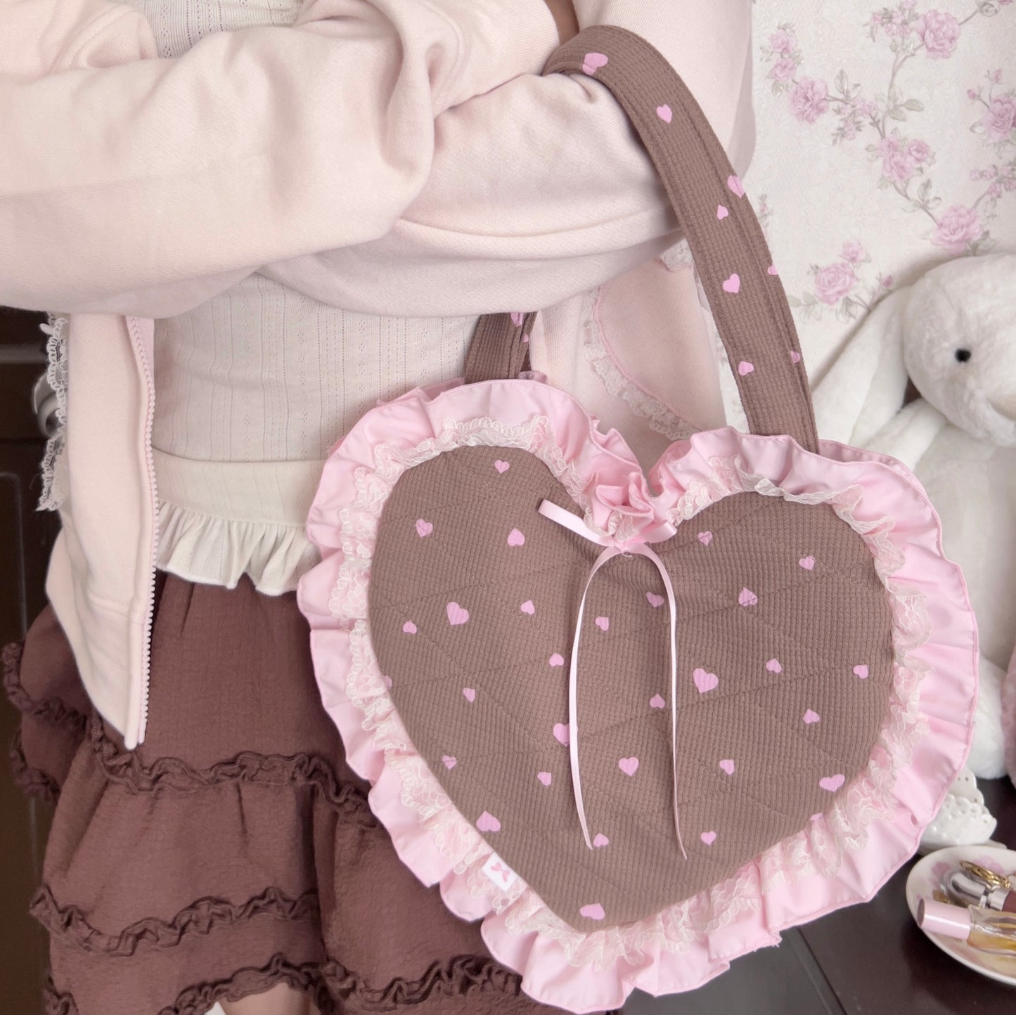 Heart-shaped bag