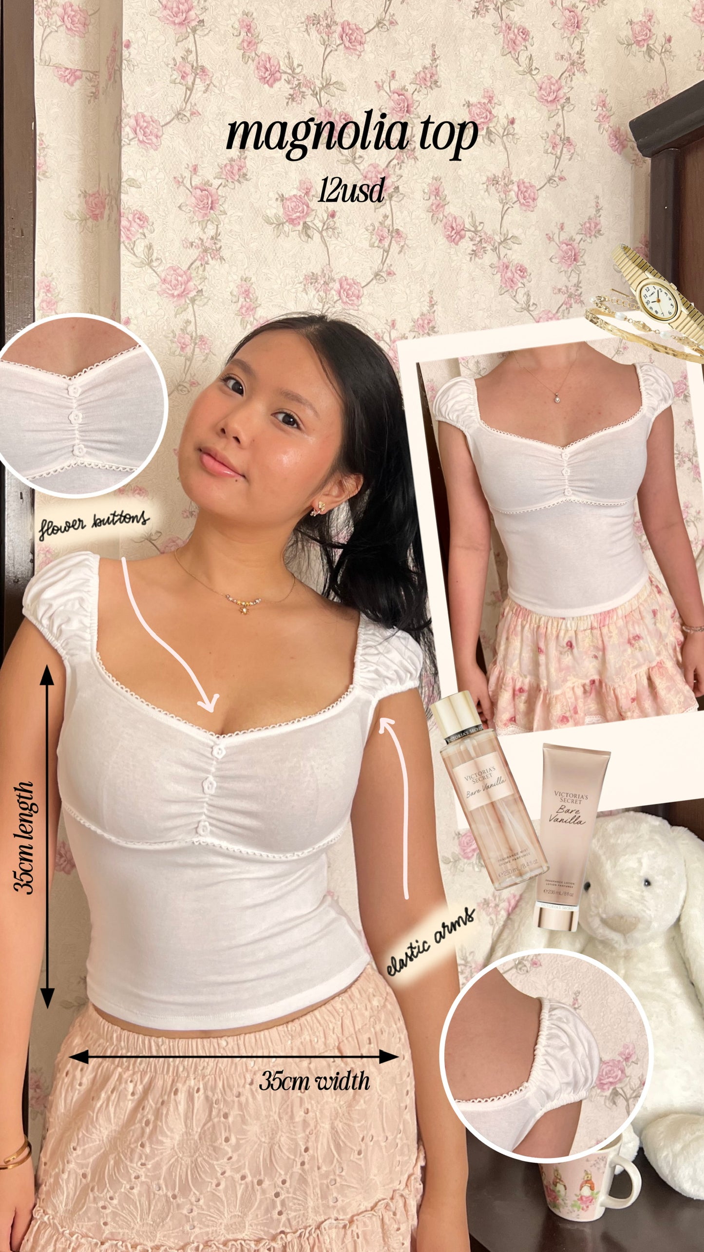 Magnolia top (small defect)
