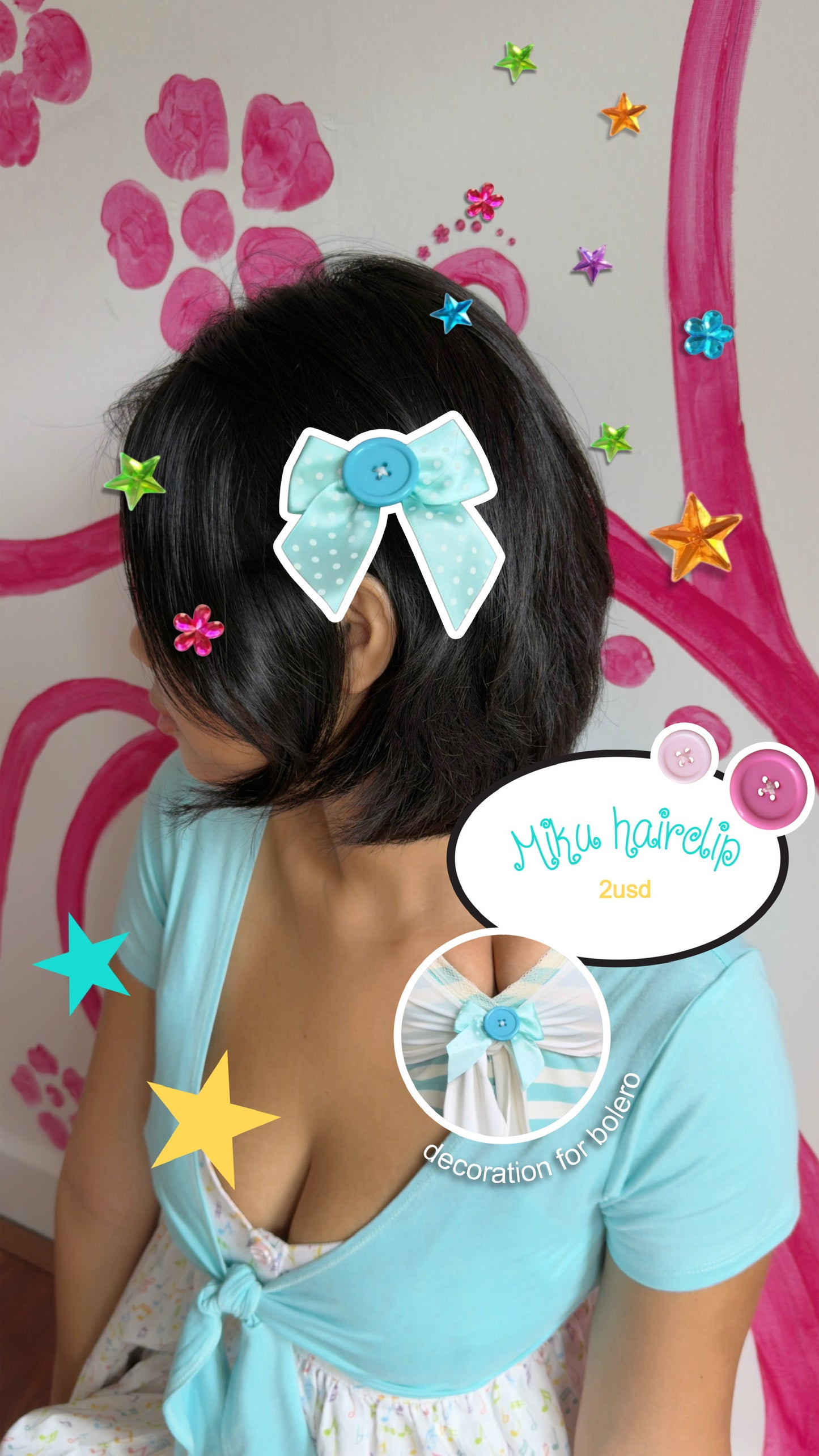 Miku hairclip