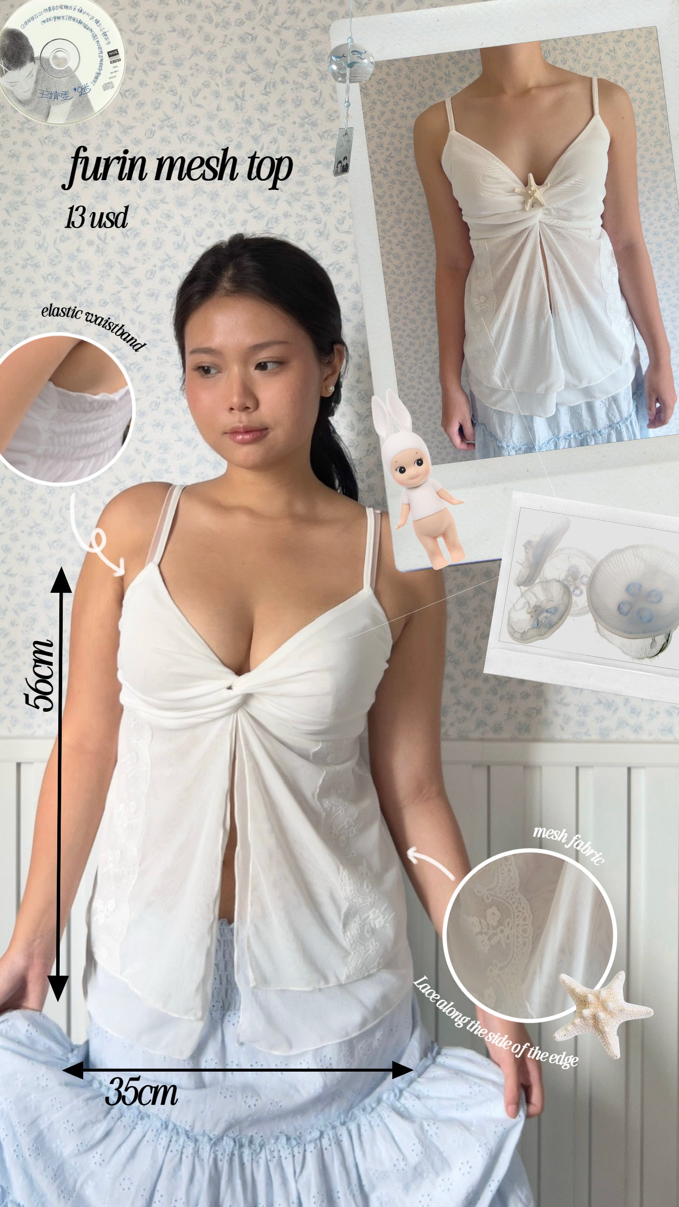 Furin mesh top