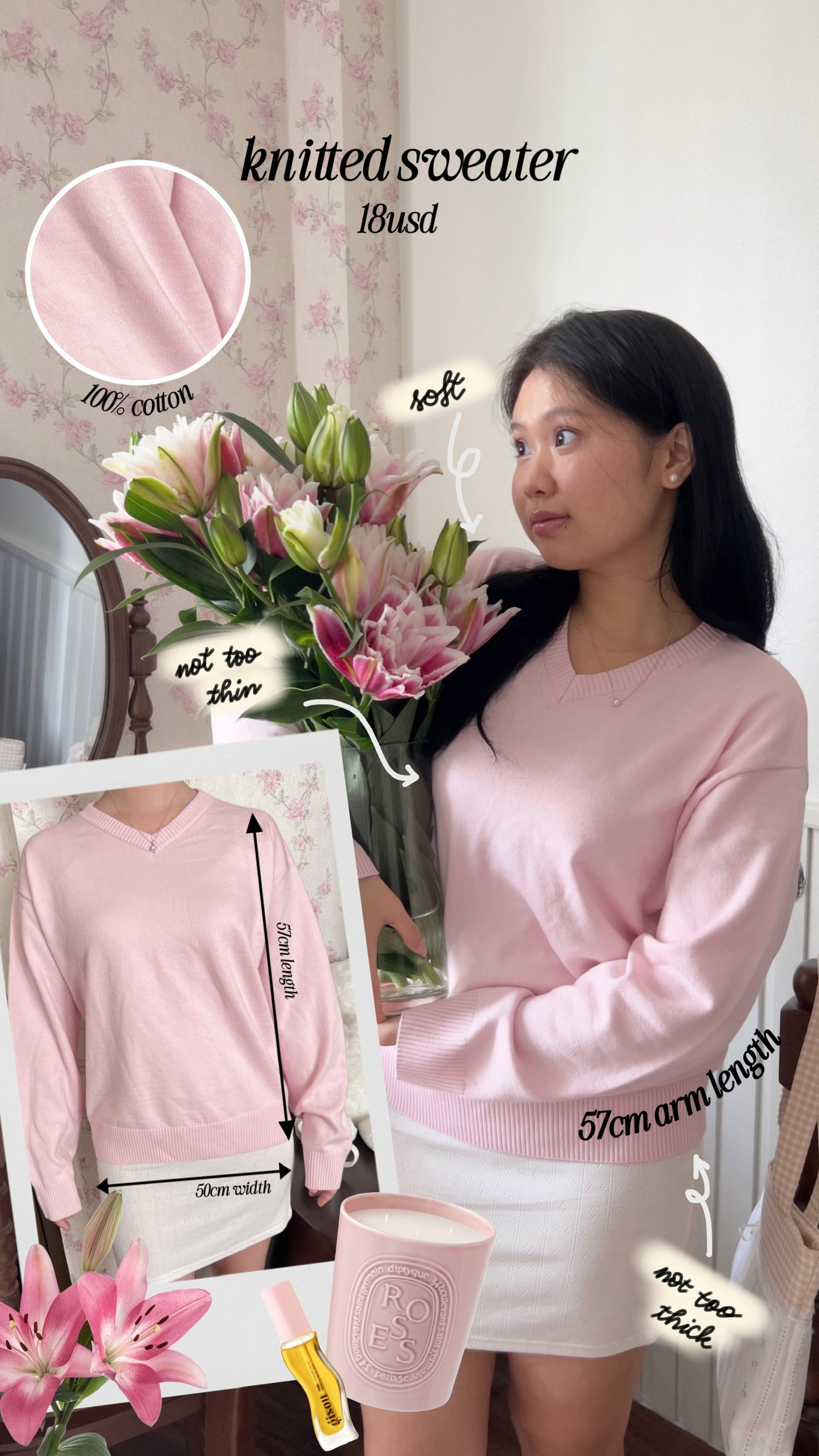 Knitted sweater
