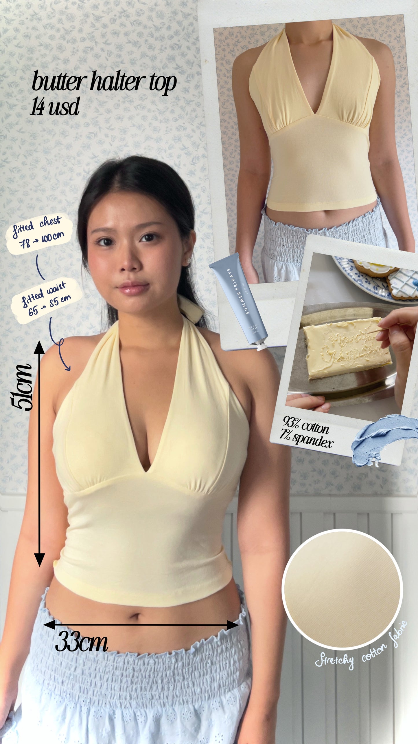 butter halter top