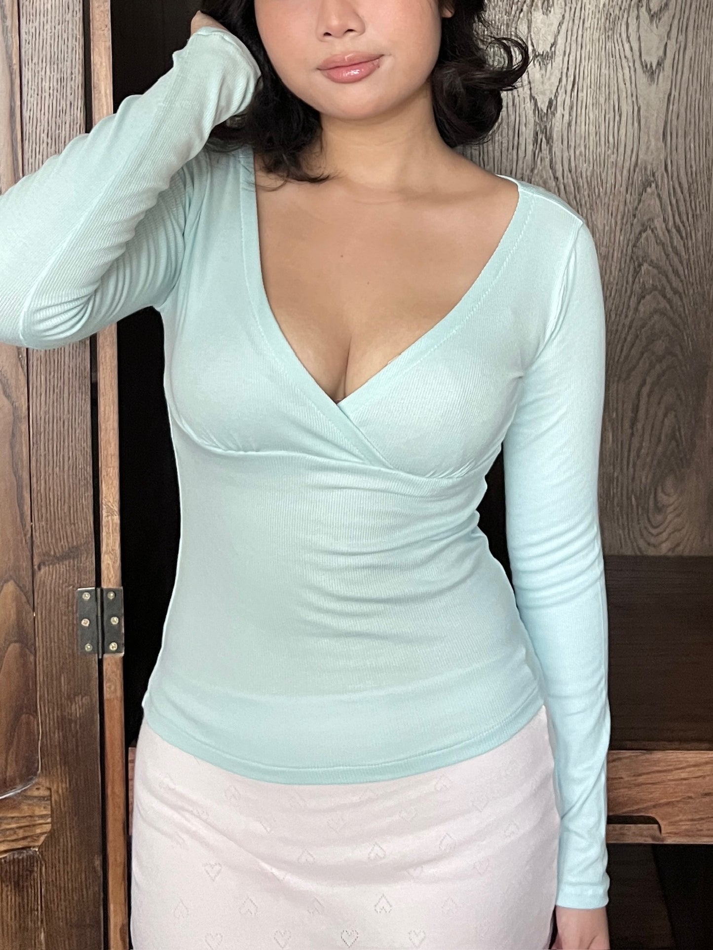 Tiffany wrap top