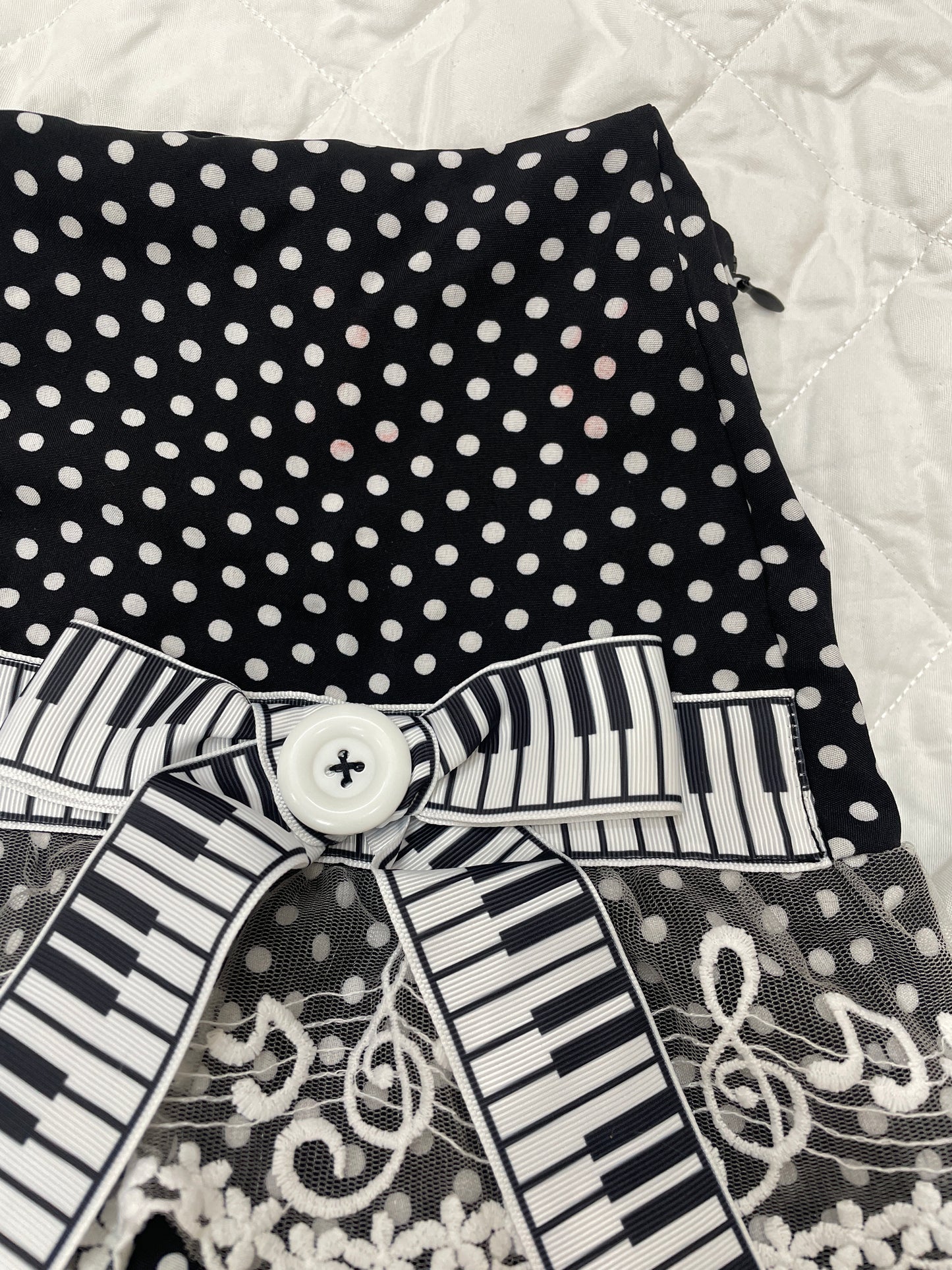 [Heavy defects] Piano mini skirt (size M)