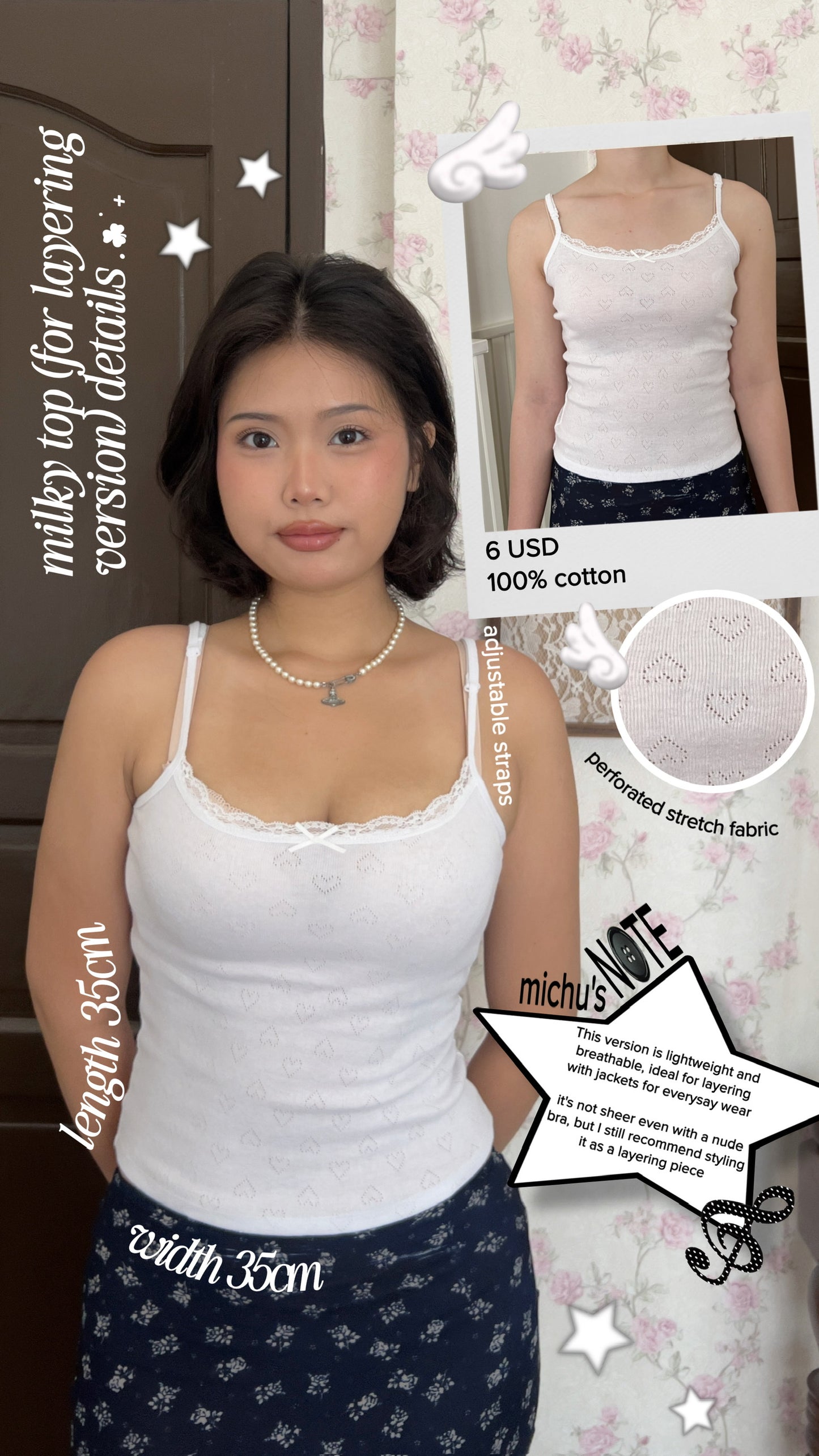 Milky top (layering version)