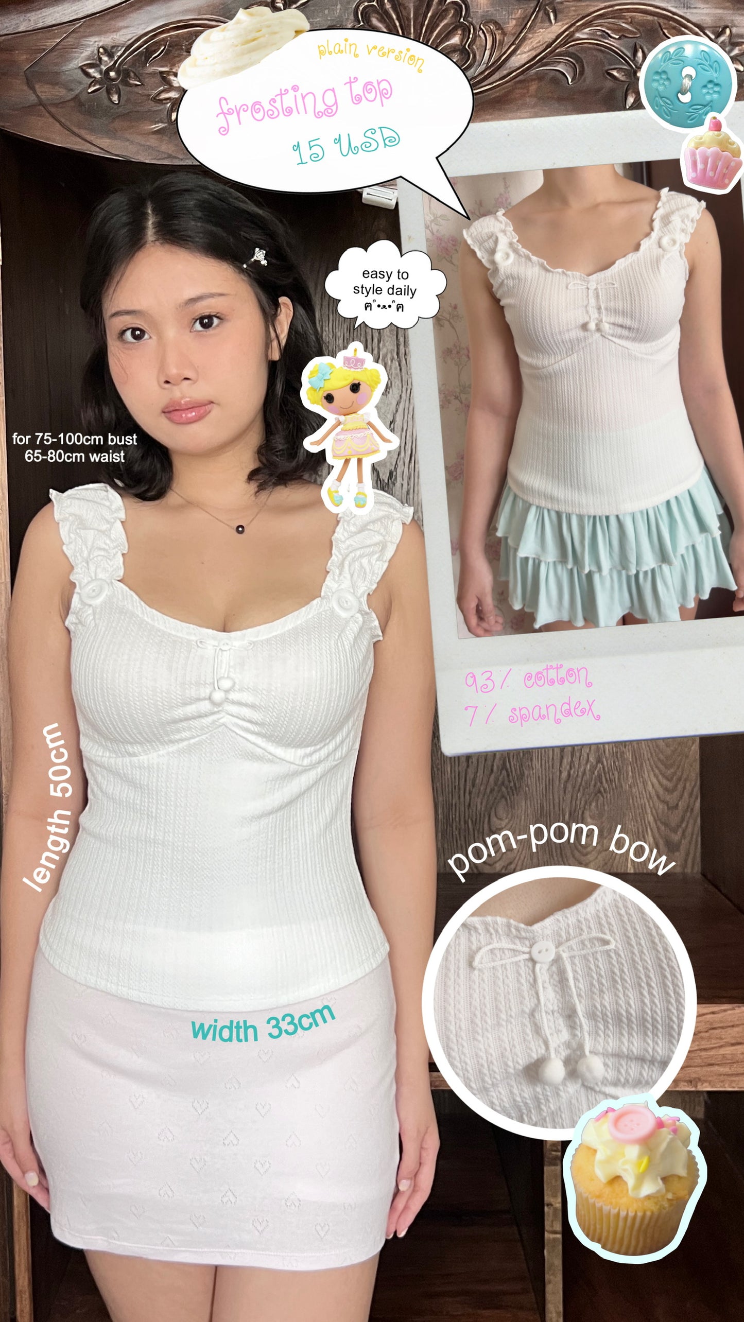 Frosting top (plain version)