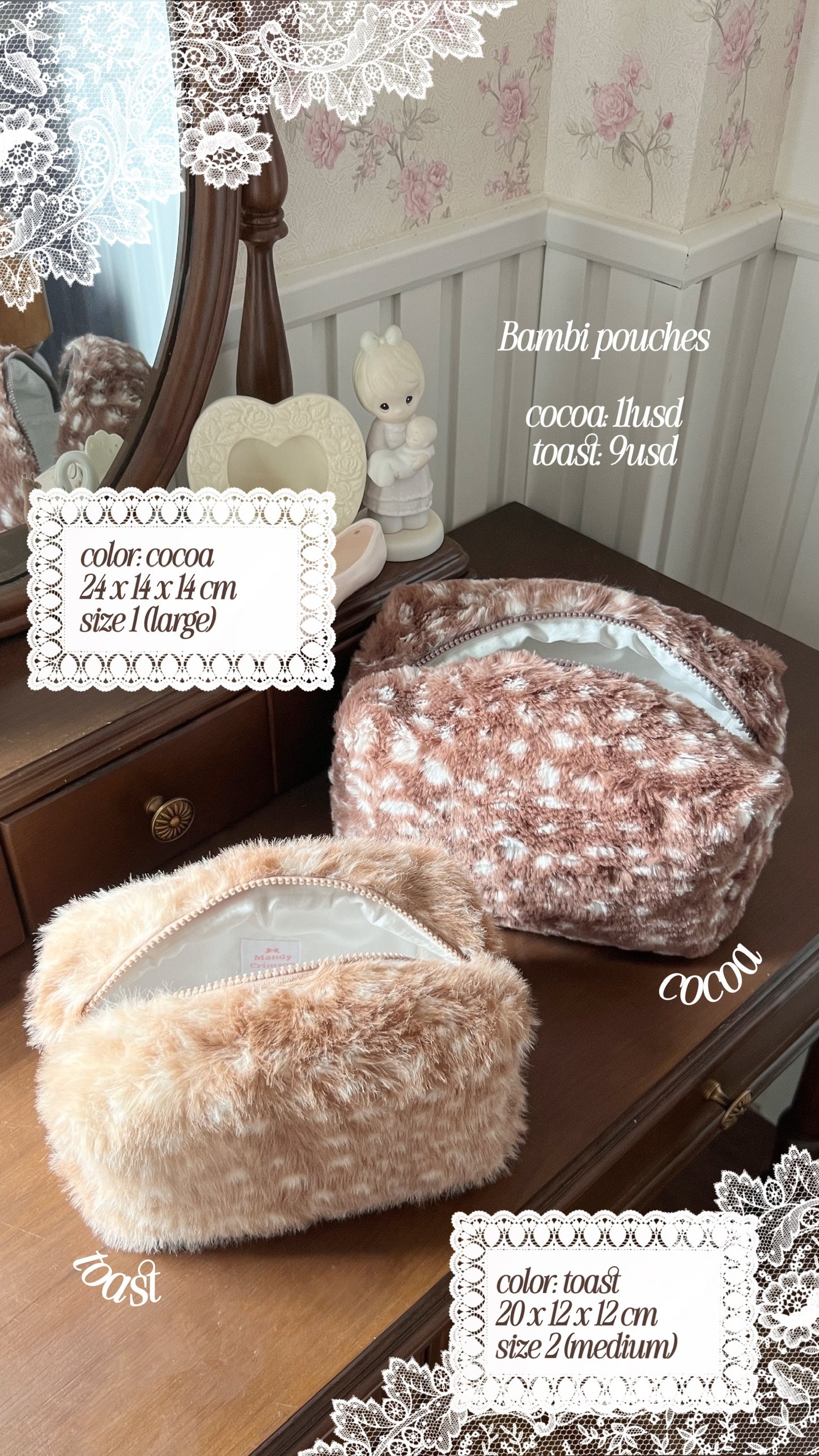 Bambi pouch (cocoa)