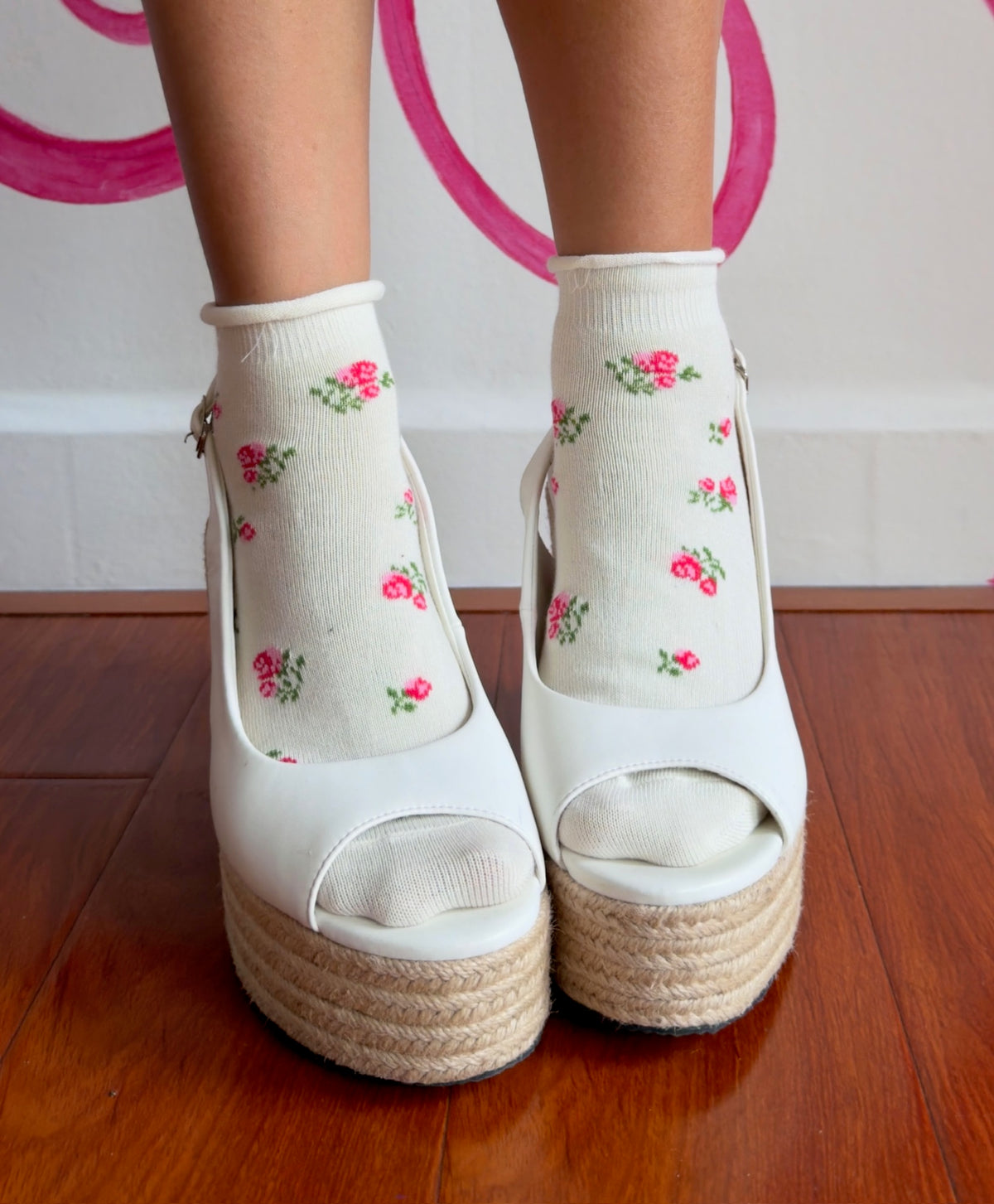 Floral socks